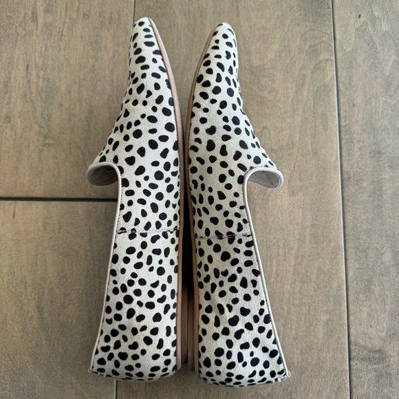 Dolce Vita 8.5 spotted animal print loafers flats with pointed toe - Picture 3 of 8